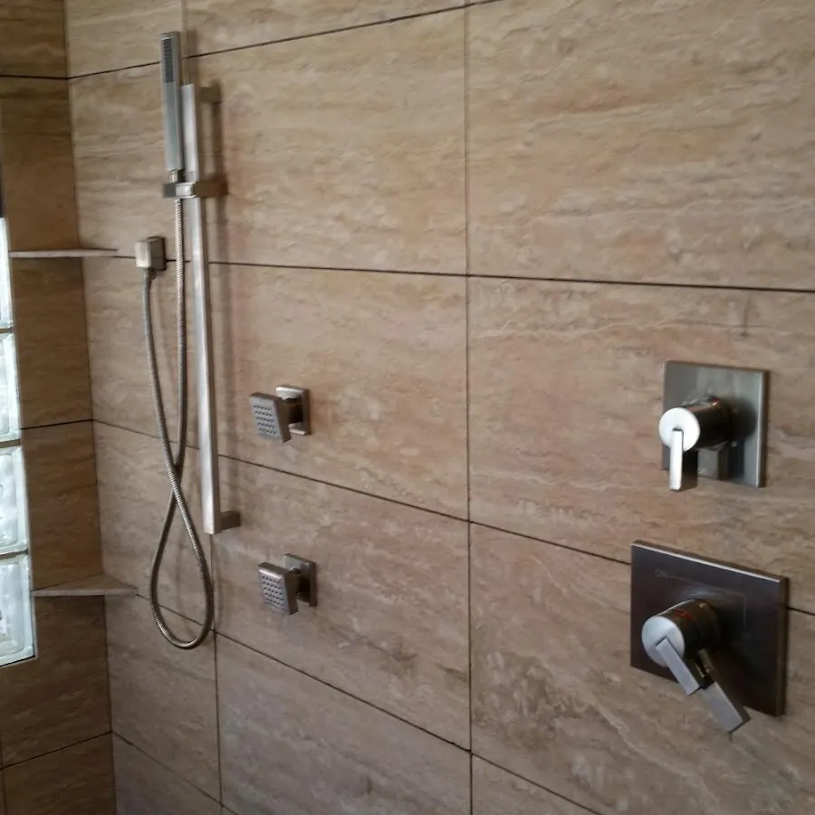 Shower fixture installation for Water Heater Replacement in Longswamp